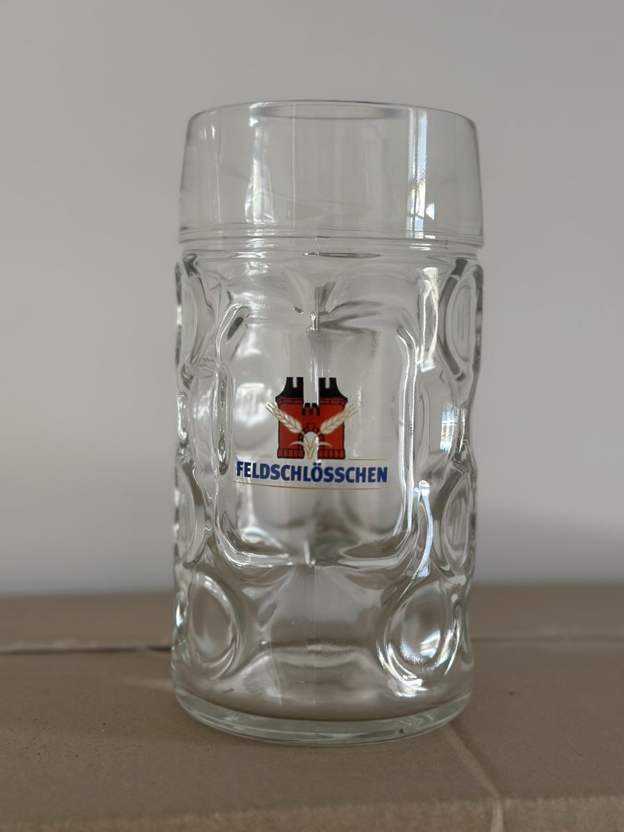 Feldschlösschen Bicchieri: Bierglass Mass 1l Feldschlösschen – Usato da Sarmenstorf venduto da Bebs1