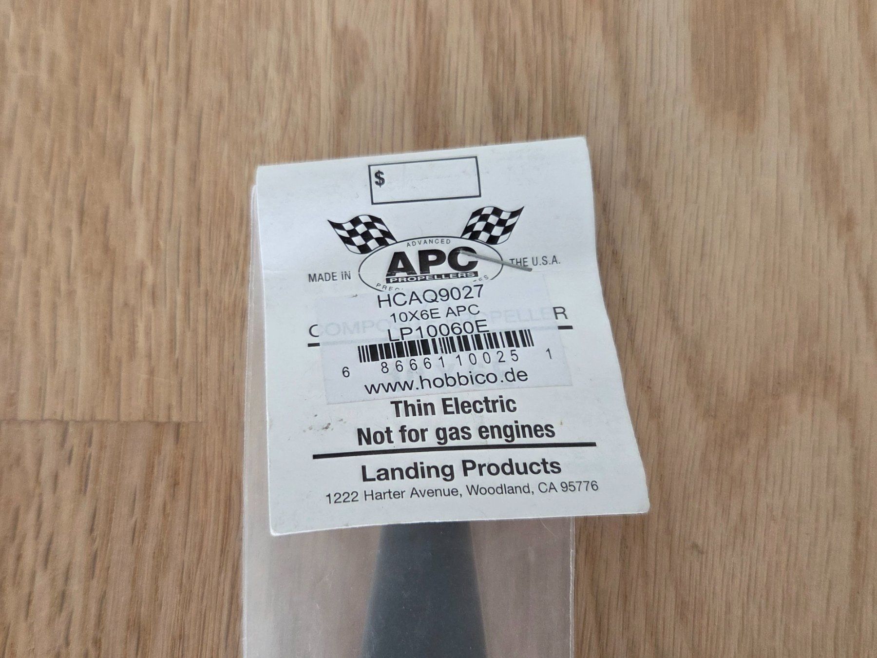 Modellismo RC: APC 10x6 E Propeller – Nuovo (secondo la descrizione) da Rotkreuz venduto da vabu33 1