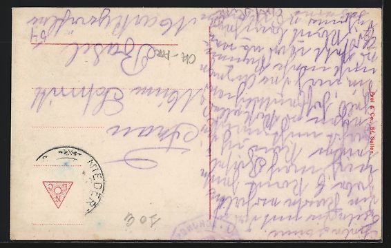 Cartoline postali: AK Teufen, Eggli, Teilansicht im Winter – Usato da Berlin venduto da bartko-reher 1