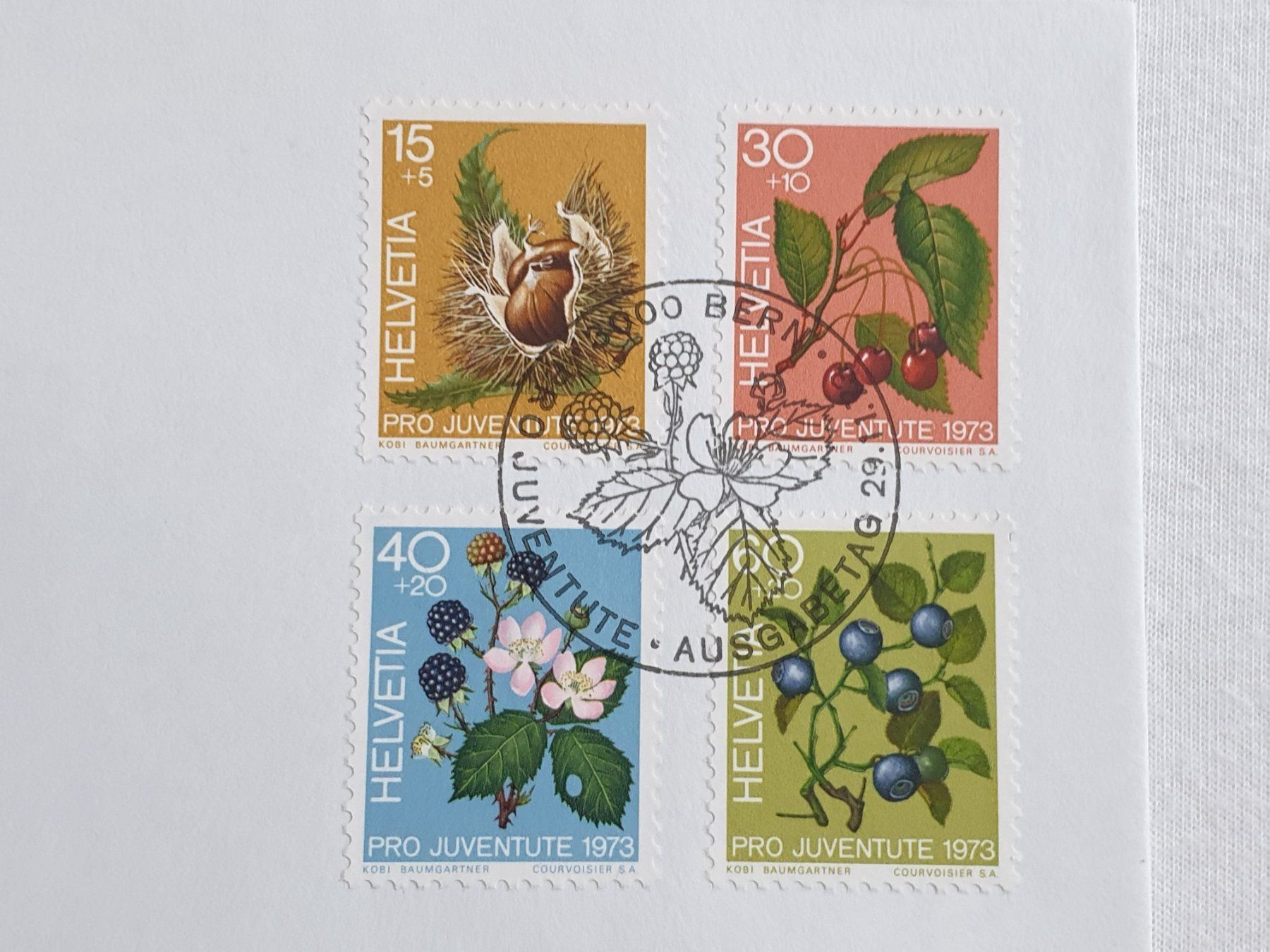 Tutti i francobolli: (20) Pro Juventute 1973 mit ET Stempel – Usato da Schwarzhäusern venduto da Inot3 1