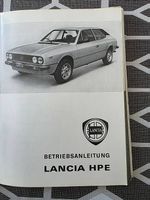 Lancia Beta HPE Bedienungsanleitung