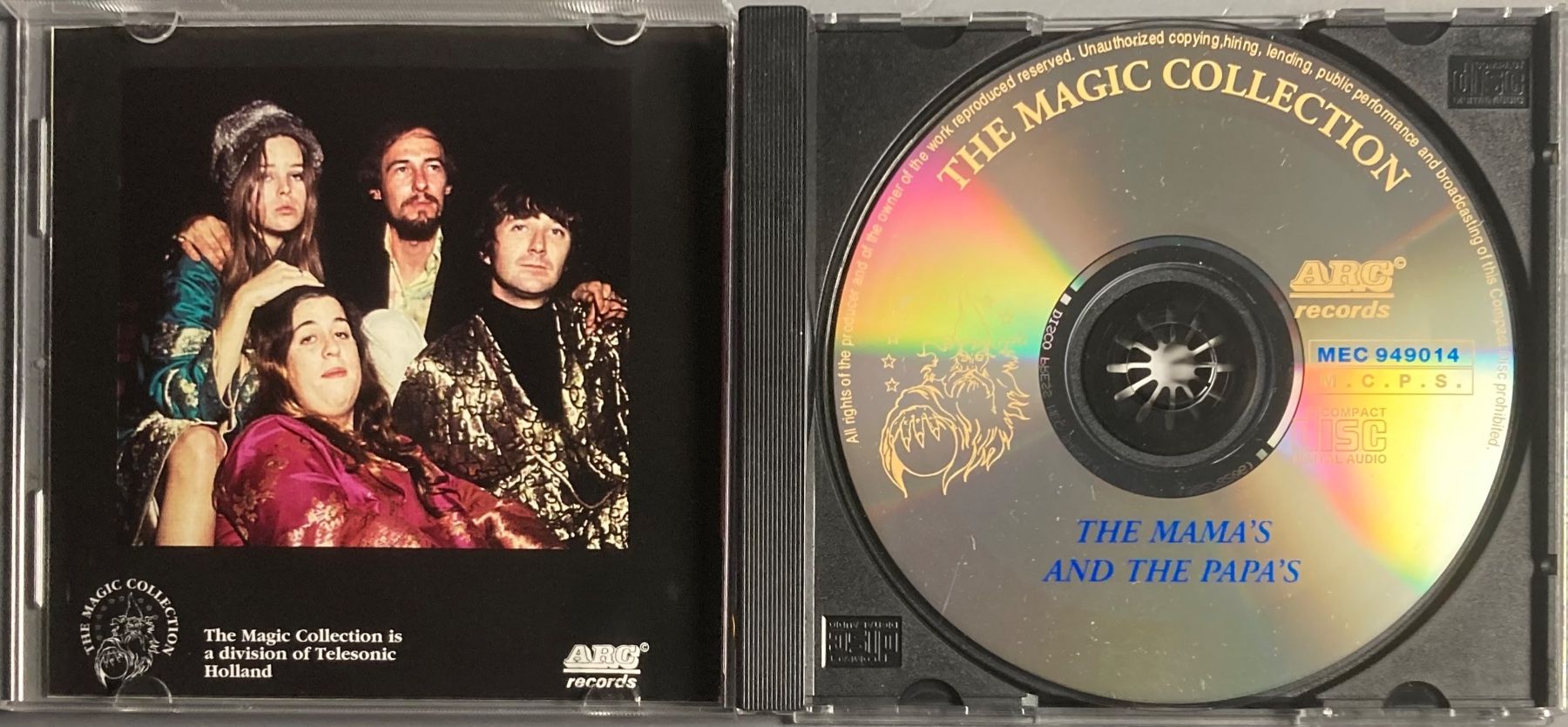 CD: THE MAMAS & THE PAPAS - THE MAGIC COLLECTION – Usato da Poliez-Pittet venduto da Newtown-Records 2
