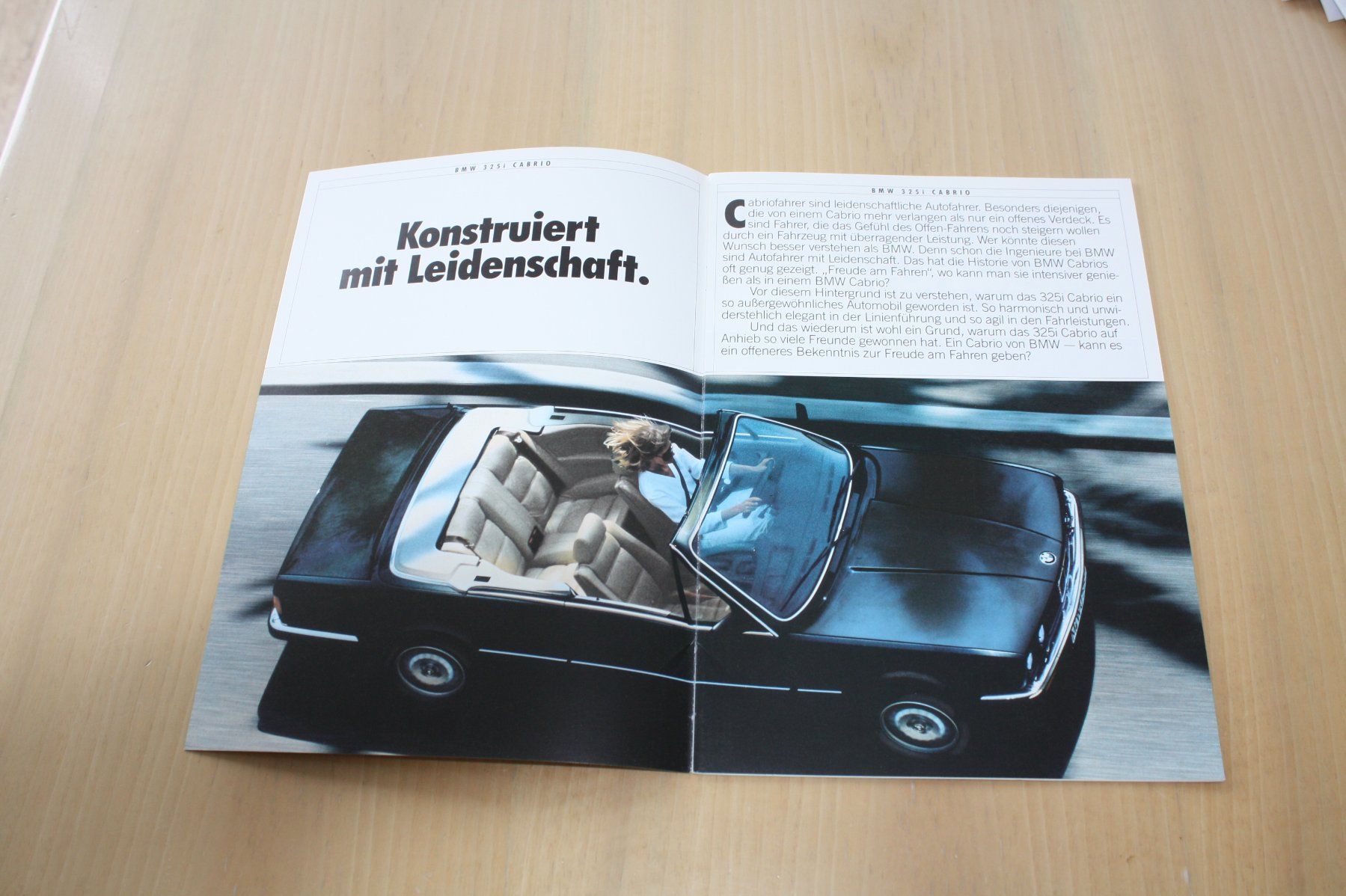 BMW Documenti: BMW 325i Cabrio Broschüre 1987 – Usato da Wikon venduto da erwin400 1