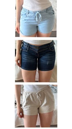 Sommerliche Shorts (Paket von 3 Shorts), Grösse S und M