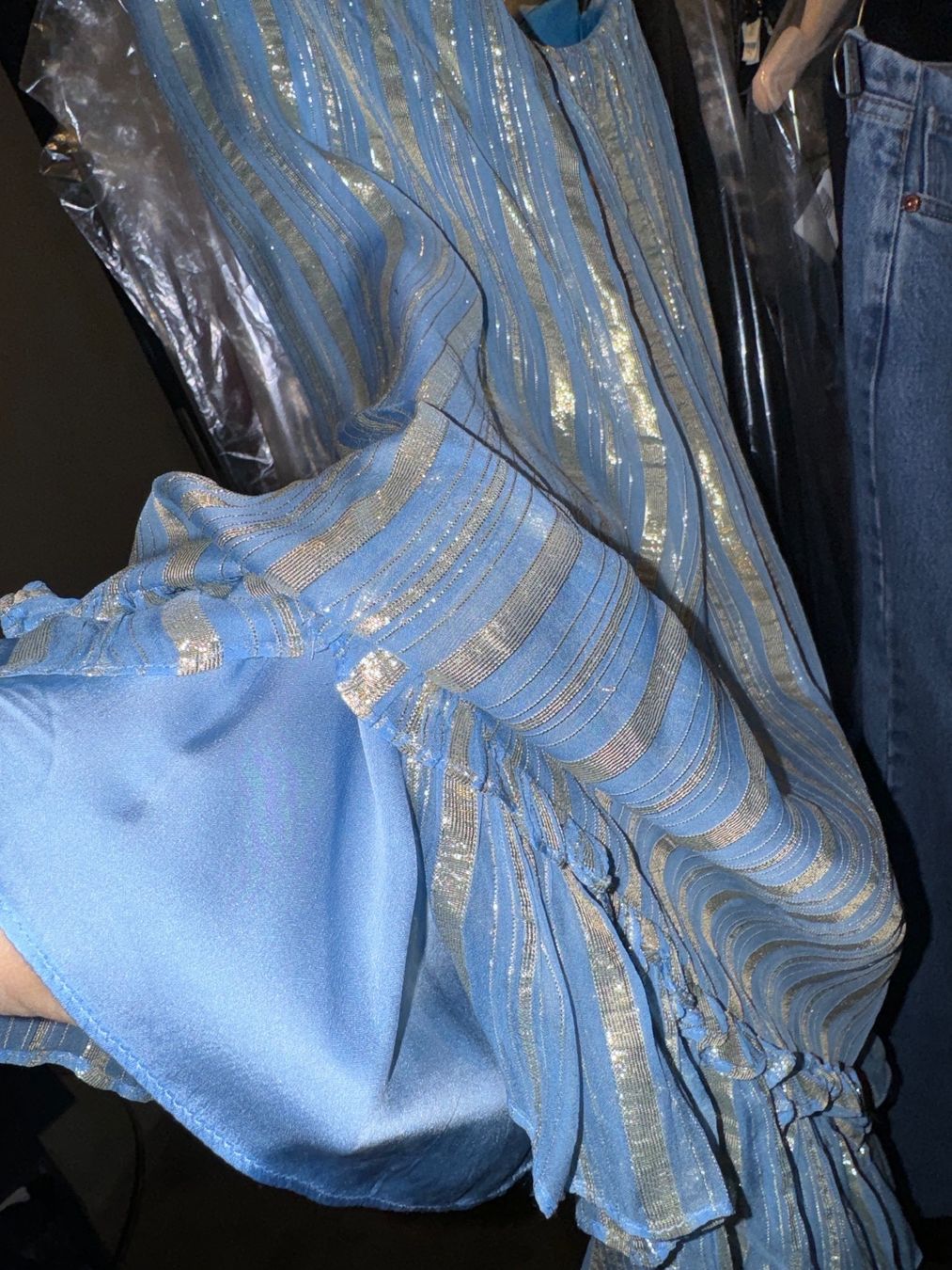Vestiti: Jay Ahr blue  silk dress – Nuovo (secondo la descrizione) da Genève venduto da val_rp9x 1