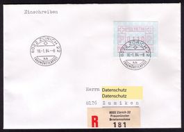 ATM 6/6lllb_R-FDC NEUES SYNTHETIK-FARBBAND_18.1.84 Zürich 22