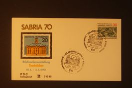 1970 Brief Sabria 70 Deutsche Bundespost