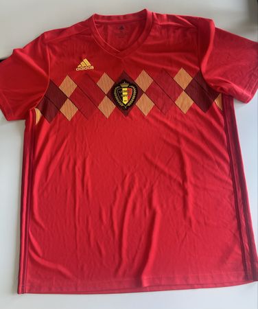 Fussball WM 2018 Belgien Heimtrikot Adidas rot Grösse XL