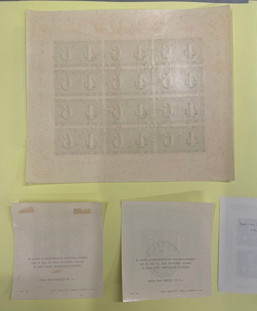 Alle Briefmarken: Lot mit 9 Schweizer Blocks gestempelt – Gebraucht aus Sirnach von Melisangi 3