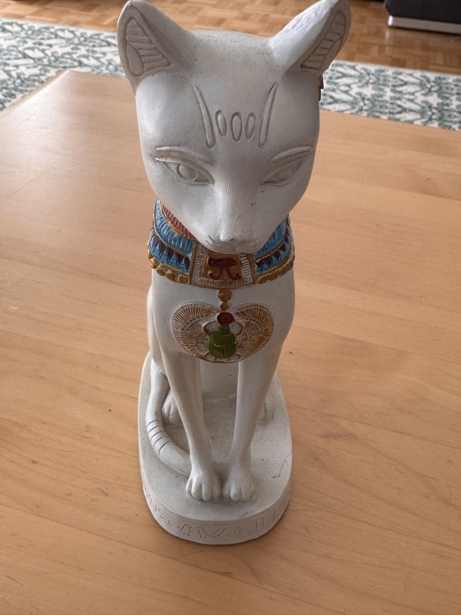 Statuette: Statuette Chat Égyptien Décorative - Pièce Unique! – Usato da Martigny venduto da Mrtygn1 5