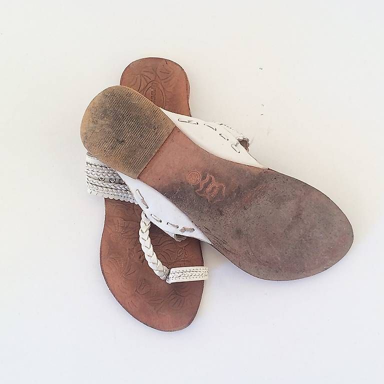 Damenschuhe: Ethno Echtleder Sandale Arabisch Marokko – Gebraucht aus Zürich von its-love 2