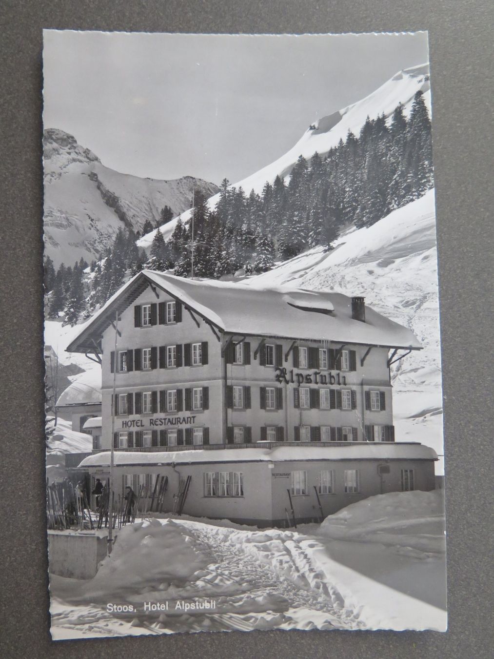 Cartoline postali: STOOS - HOTEL ALPSTÜBLI – Usato da Wittenbach venduto da lipasal