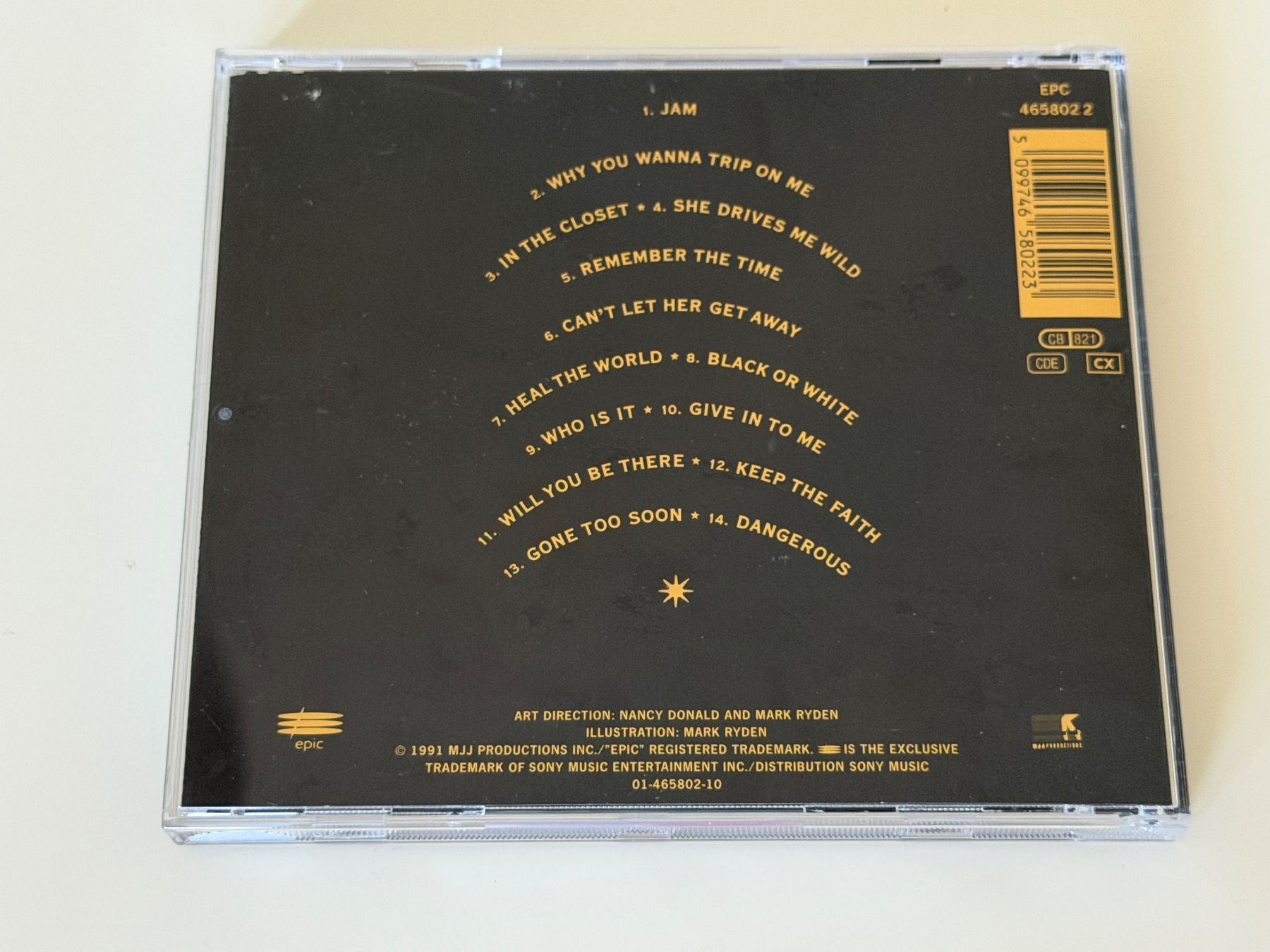CDs: Michael Jackson Dangerous CD – Gebraucht aus Altstätten SG von sheamus 2