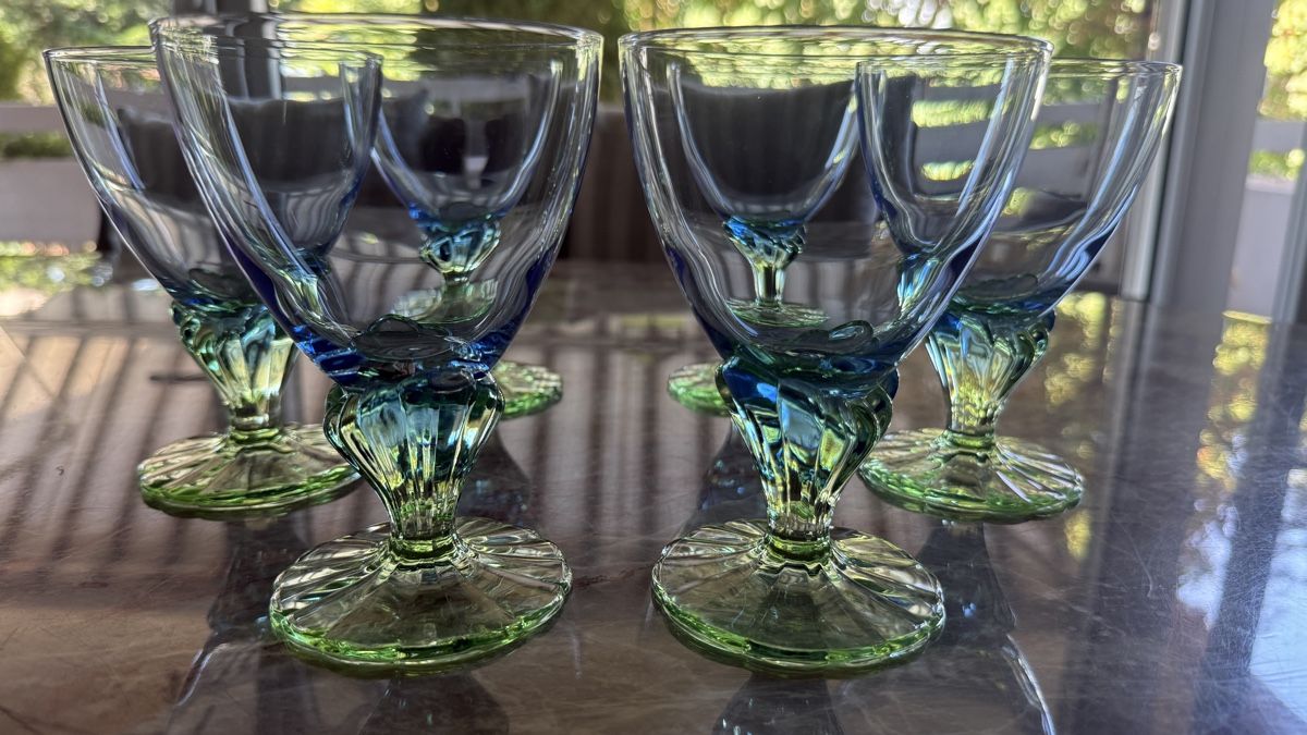 Gläser: Art Deco, Bahia Eisbecher, 7er Set – Gebraucht aus Niederglatt ZH von neunzehn82