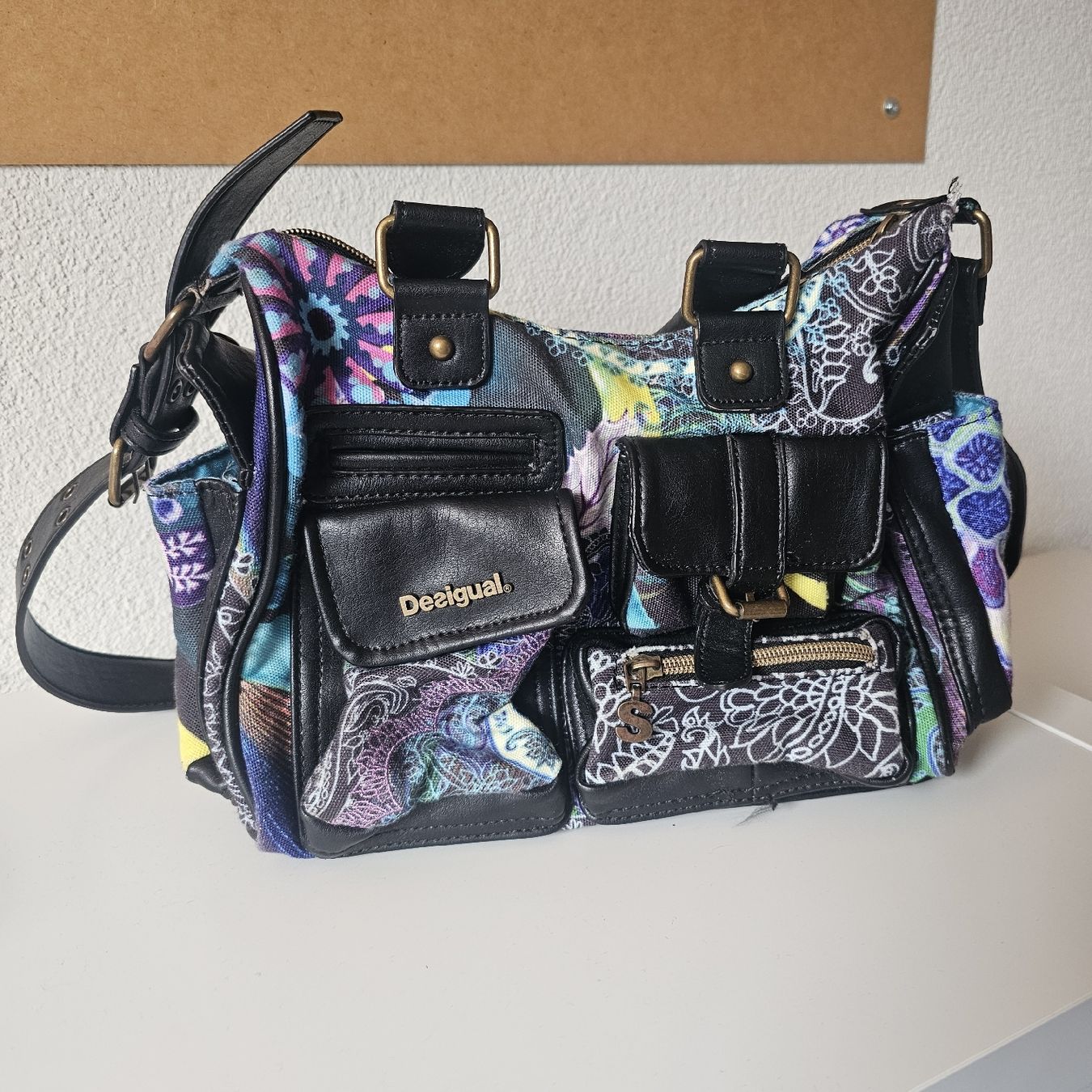 Desigual Borse da donna: Desigual Vintage handBag Multicolor Boho Style – Nuovo (secondo la descrizione) da Matten b. Interl venduto da Vanilla8