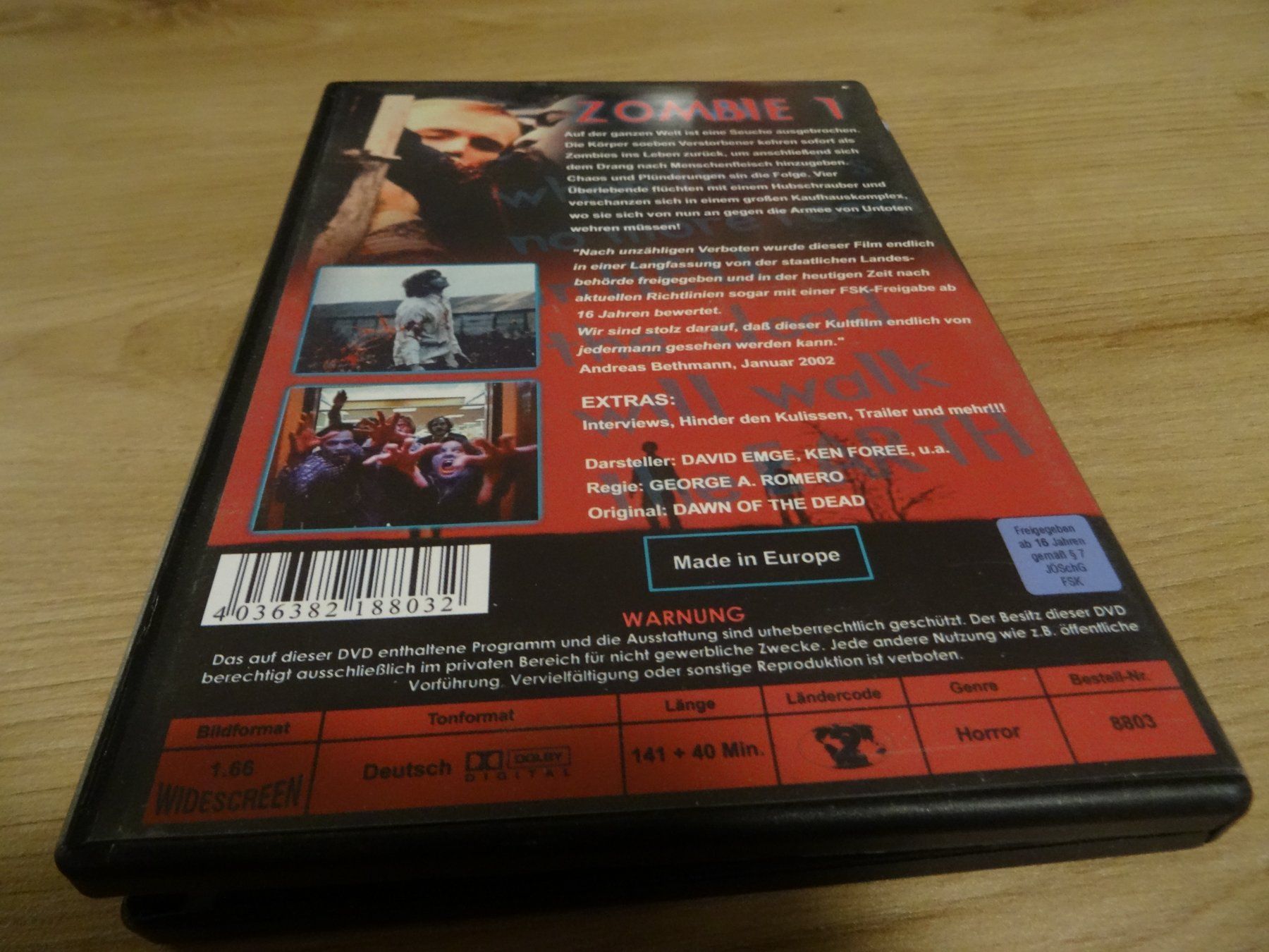 Tutti i DVDs: Zombie 1 - Langfassung DVD – Usato da Olten venduto da Disc-Verkauf 2