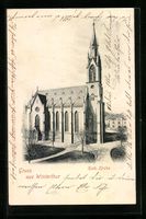 Winterthur, Kath. Kirche im Sonnenschein