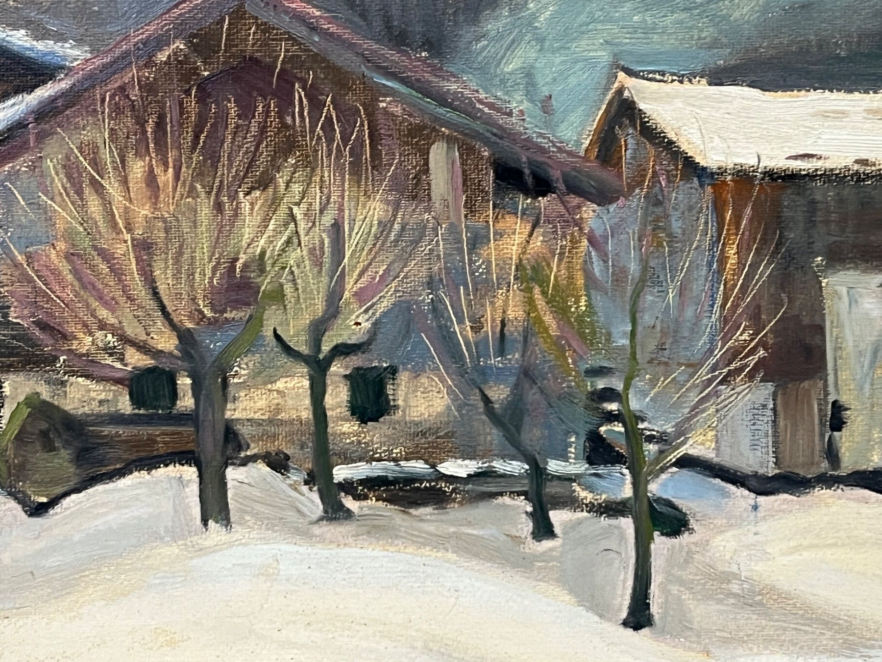 Dipinti: Hans Fries 1937 Original Gemälde – Usato da Basel venduto da PAUL_ART 6