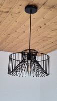 Lot de 2 lustres design en métal noir✨💡