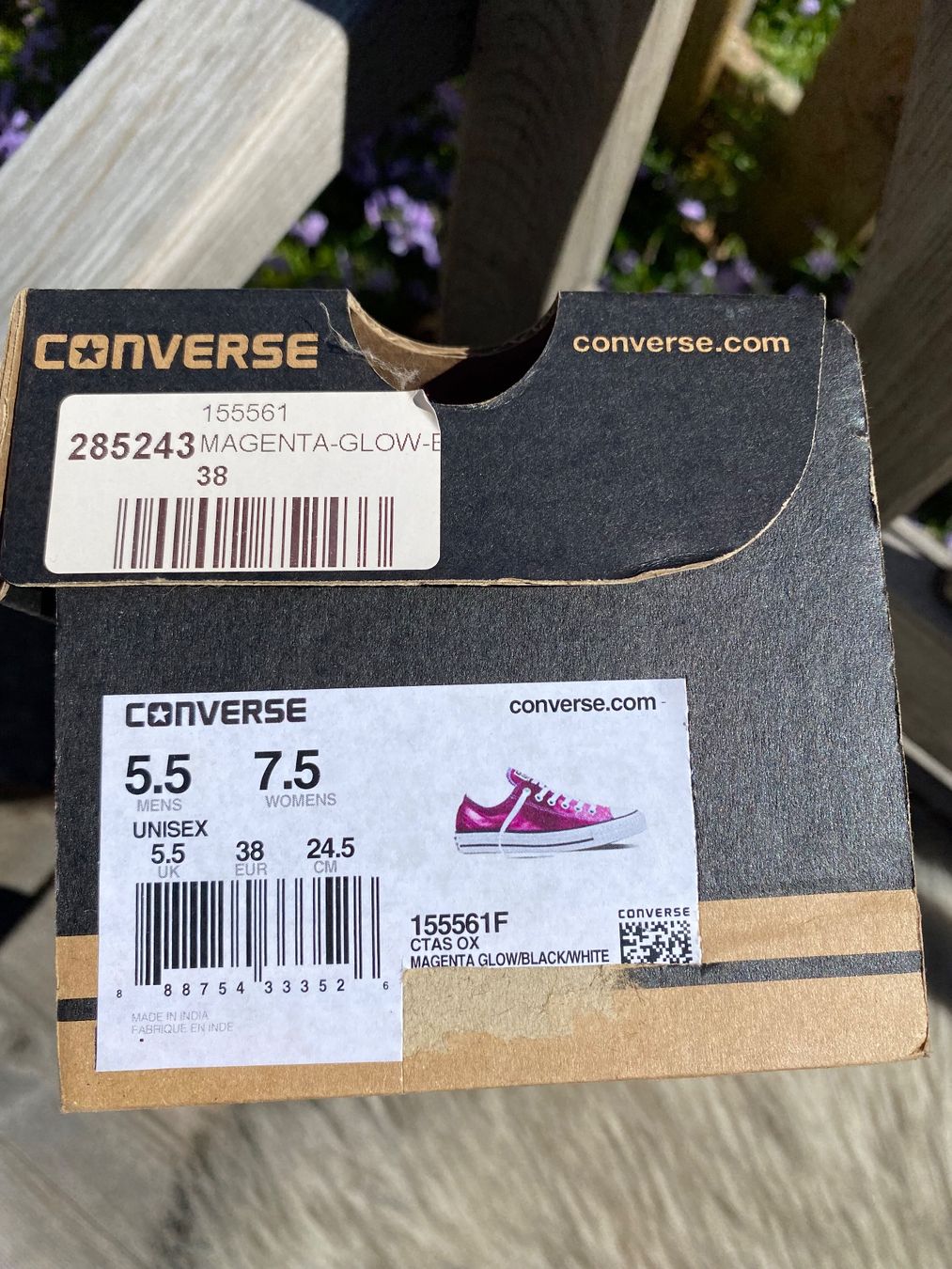 Converse Scarpe da uomo: Neue Converse in Magenta Glow Gr. 38 – Nuovo e nell'imballaggio originale da Roches BE venduto da Anamun 6