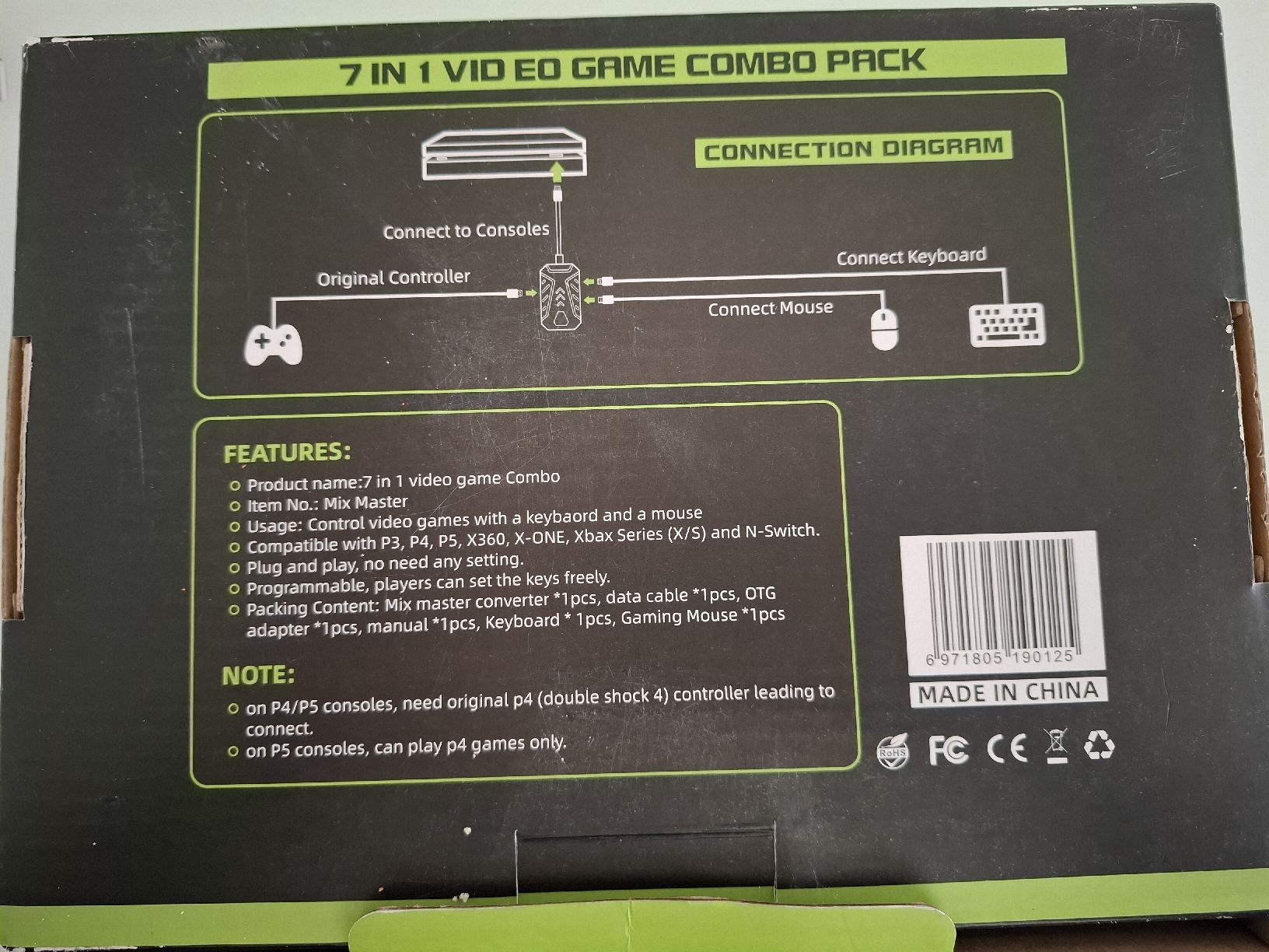 Tastiere: Gaming Keyboard und Mouse Converter Set – Usato da Unterstammheim venduto da abc024 1