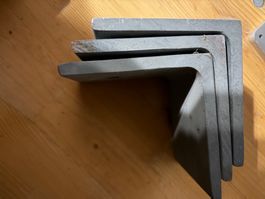 Winkel Metall 3Stk. L-Form Lochung