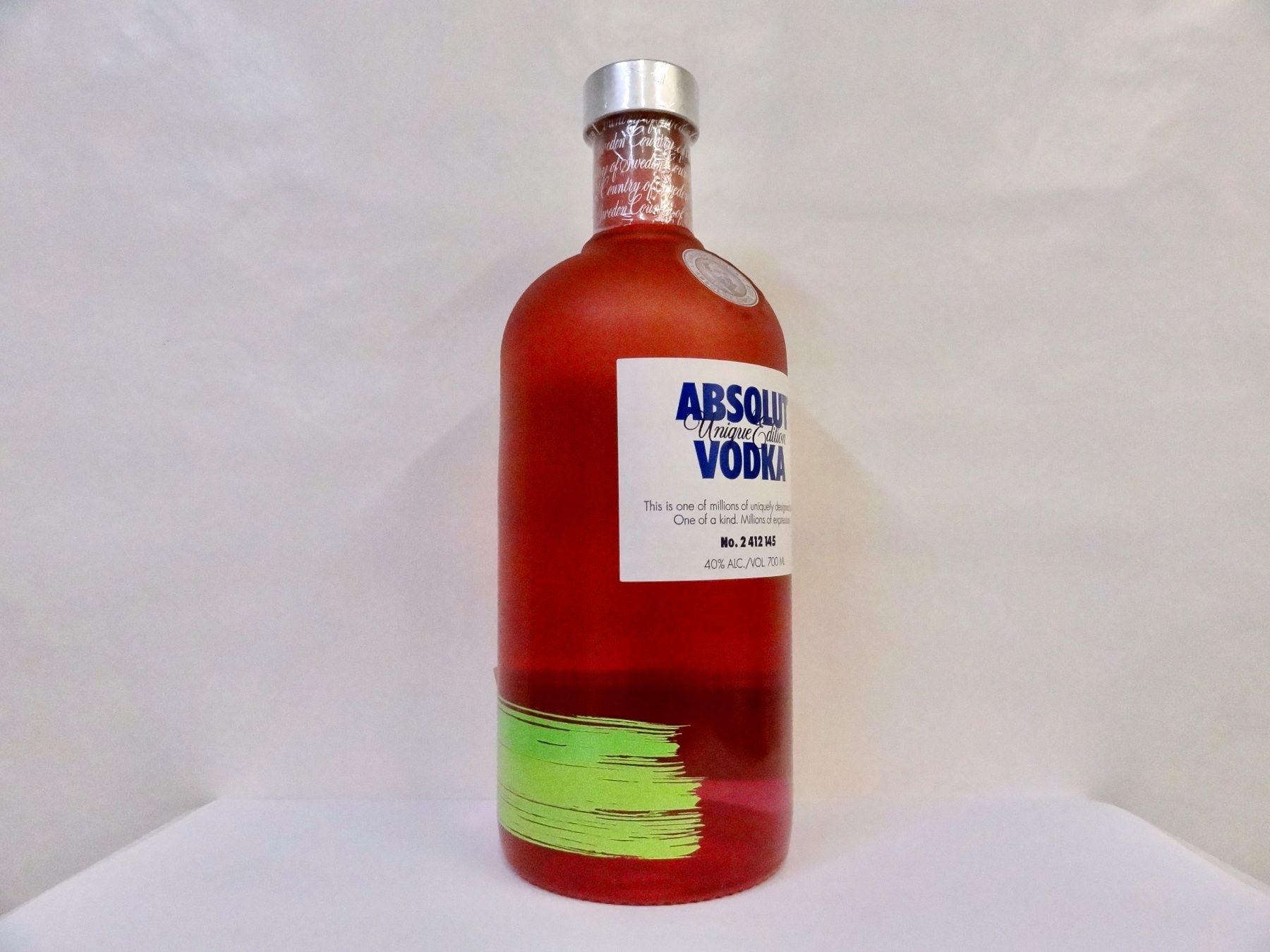 Absolut Vodka Bevande alcoliche: 1 x ABSOLUT VODKA ABSOLUT UNIQUE Edition 2012 – Nuovo e nell'imballaggio originale da Kerzers venduto da zimmergruen 7