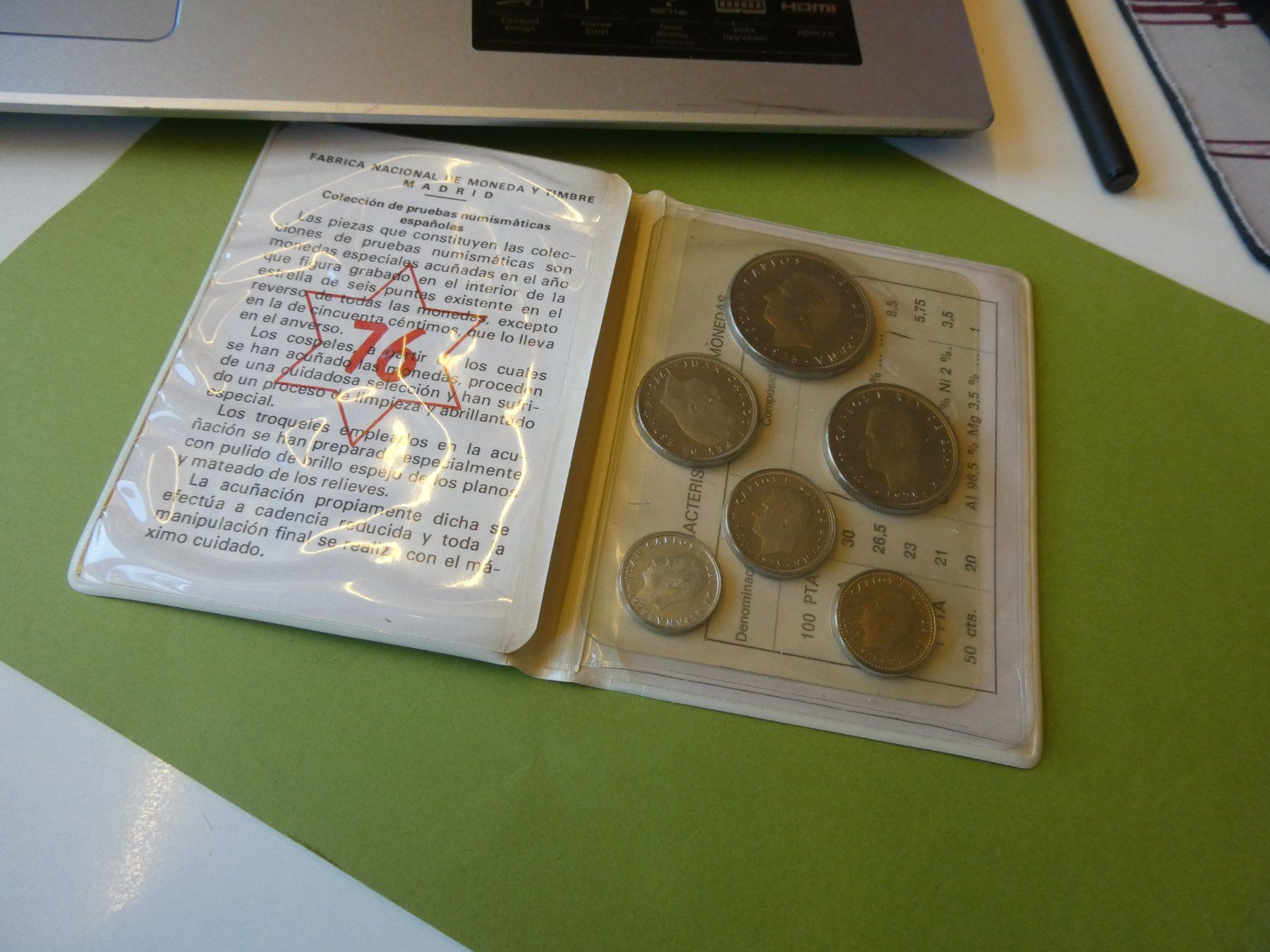 Alle Münzen: Spanien 1976, Pruebas Numismaticas – Neu (gemäss Beschreibung) aus Hinterforst von rohusri 1