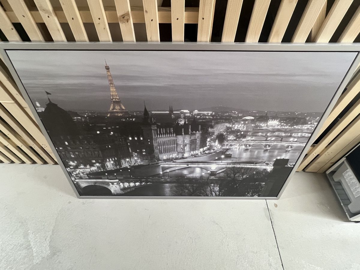 Poster & Bilder: Grosses Paris Bild mit Eiffelturm im silbernem Rahmen – Gebraucht aus Kaiseraugst von Matchpoint87 1