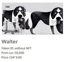 2023 Crypto Stamp «Walter», ID0 Auflage nur 50'000 Stück