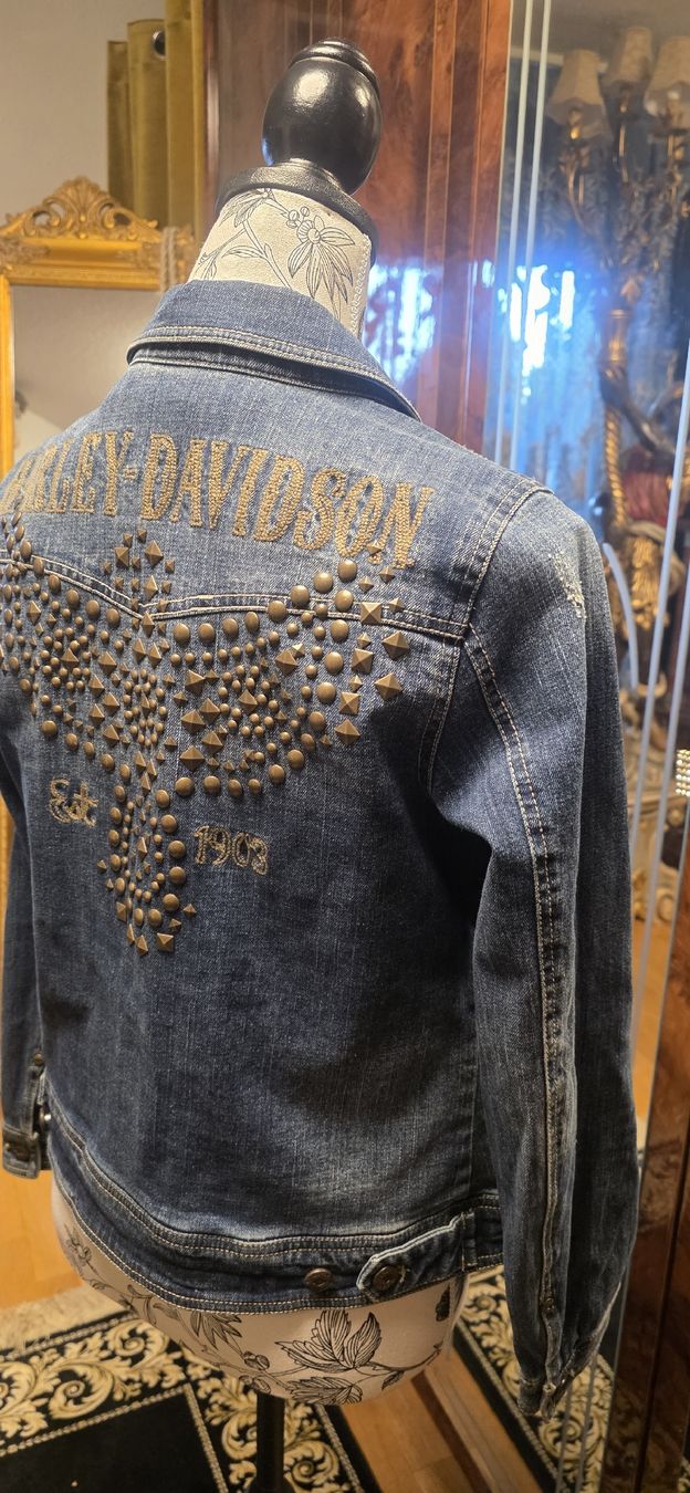 Harley-Davidson Giacche: Harley Davidson Jeansjacke, Damen – Usato da Kaufdorf venduto da Nati-Nati 3