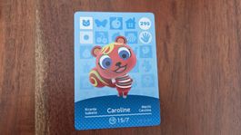 Animal Crossing amiibo Karte, Caroline / Ricarda, Nr. 290