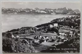 St. Cergue, Vue générale et les Alpes