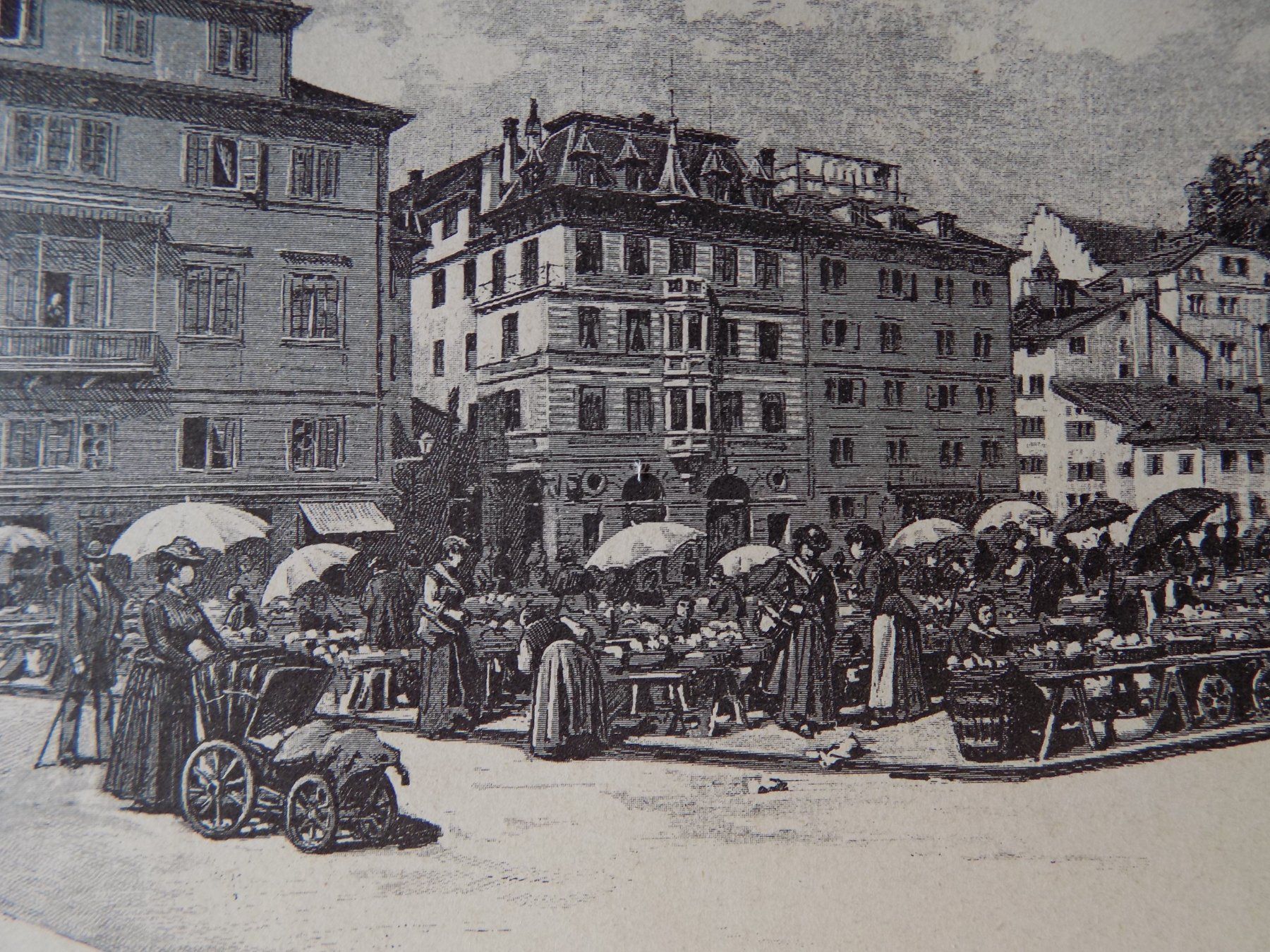 Gravures: Die Gemüsebrücke Zürich – D'occasion à Risch par Rischli15 4