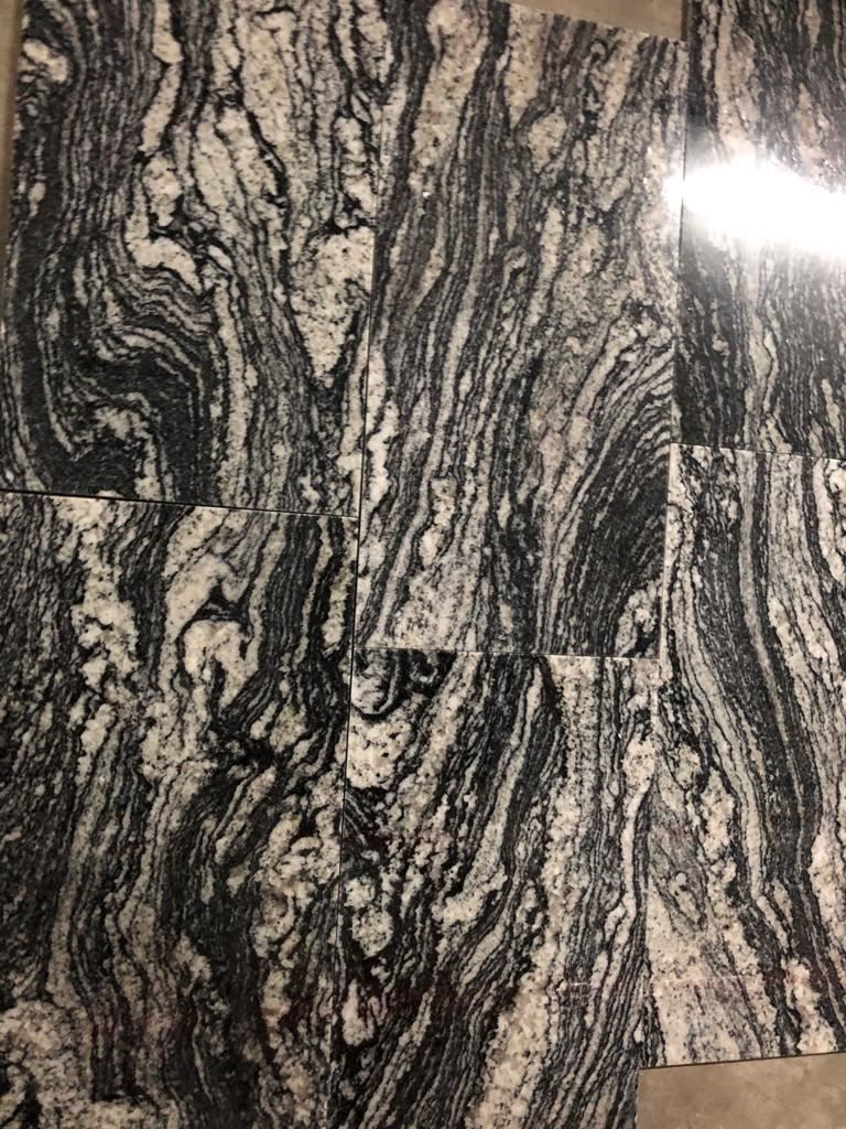 Rivestimenti per pavimenti: 49.3 m2 Paket Granitfliese Black Forest – Nuovo e nell'imballaggio originale da Dietikon venduto da Baedershop24 5