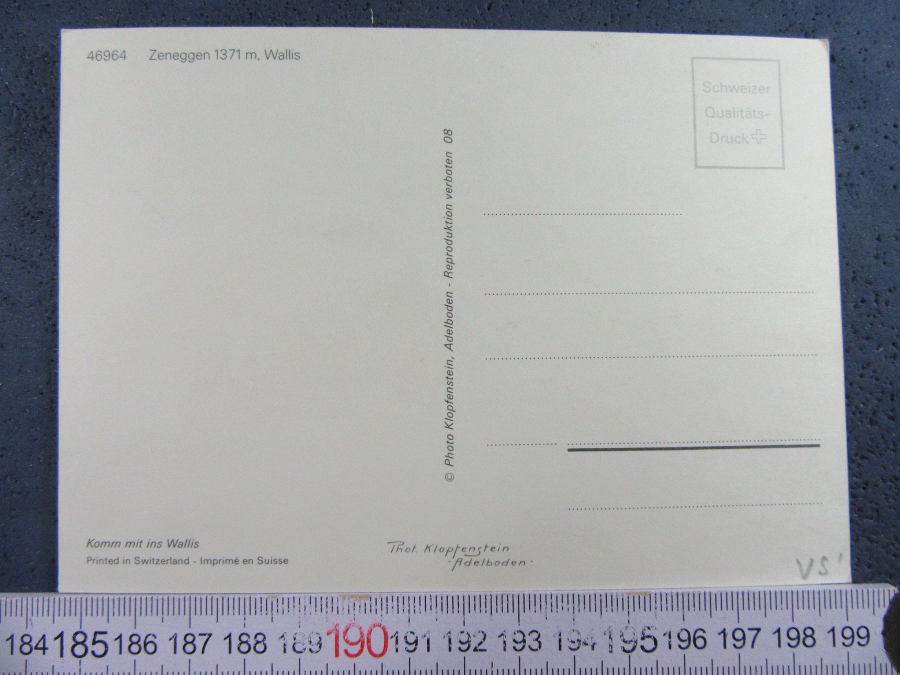 Cartoline postali: ZENEGGEN VS AK – Usato da Ettingen venduto da Hausi4711 2