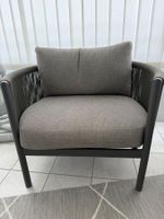 Design Loungesessel Aluminium & Rope – Outdoor/Balkon