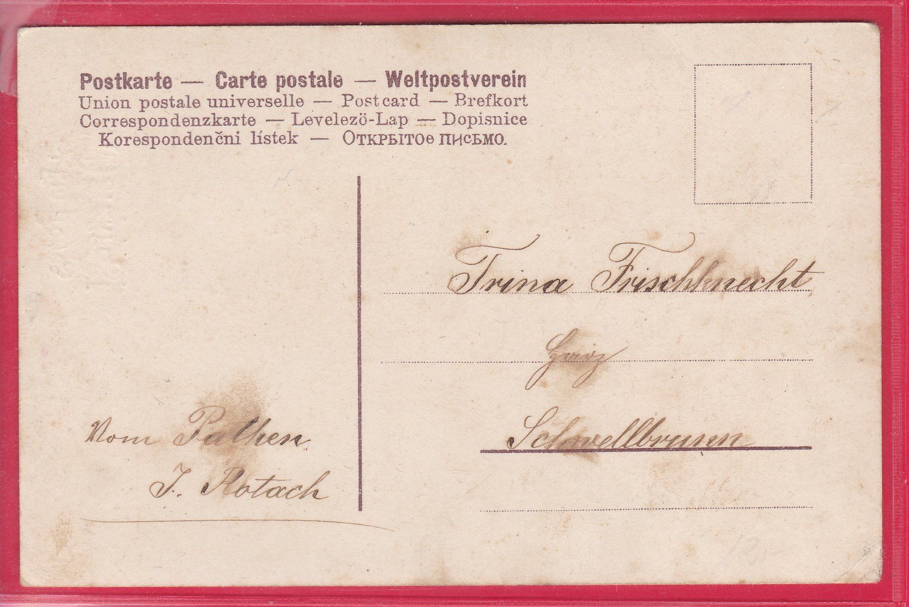 Cartes postales: EIN FROHES OSTERFEST – D'occasion à Oberrieden par Gebirgsstelze 1