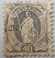 Stehende Helvetia 89A Kat. 300.- mängel