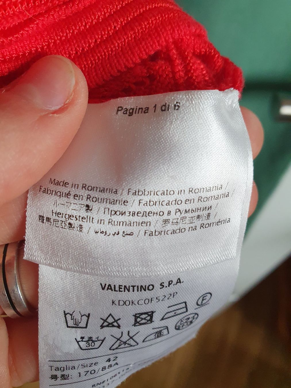 Missoni Top: Missoni Strick Oberteil Top Rot Grösse: M – Nuovo (secondo la descrizione) da Liestal venduto da Arukilein 6