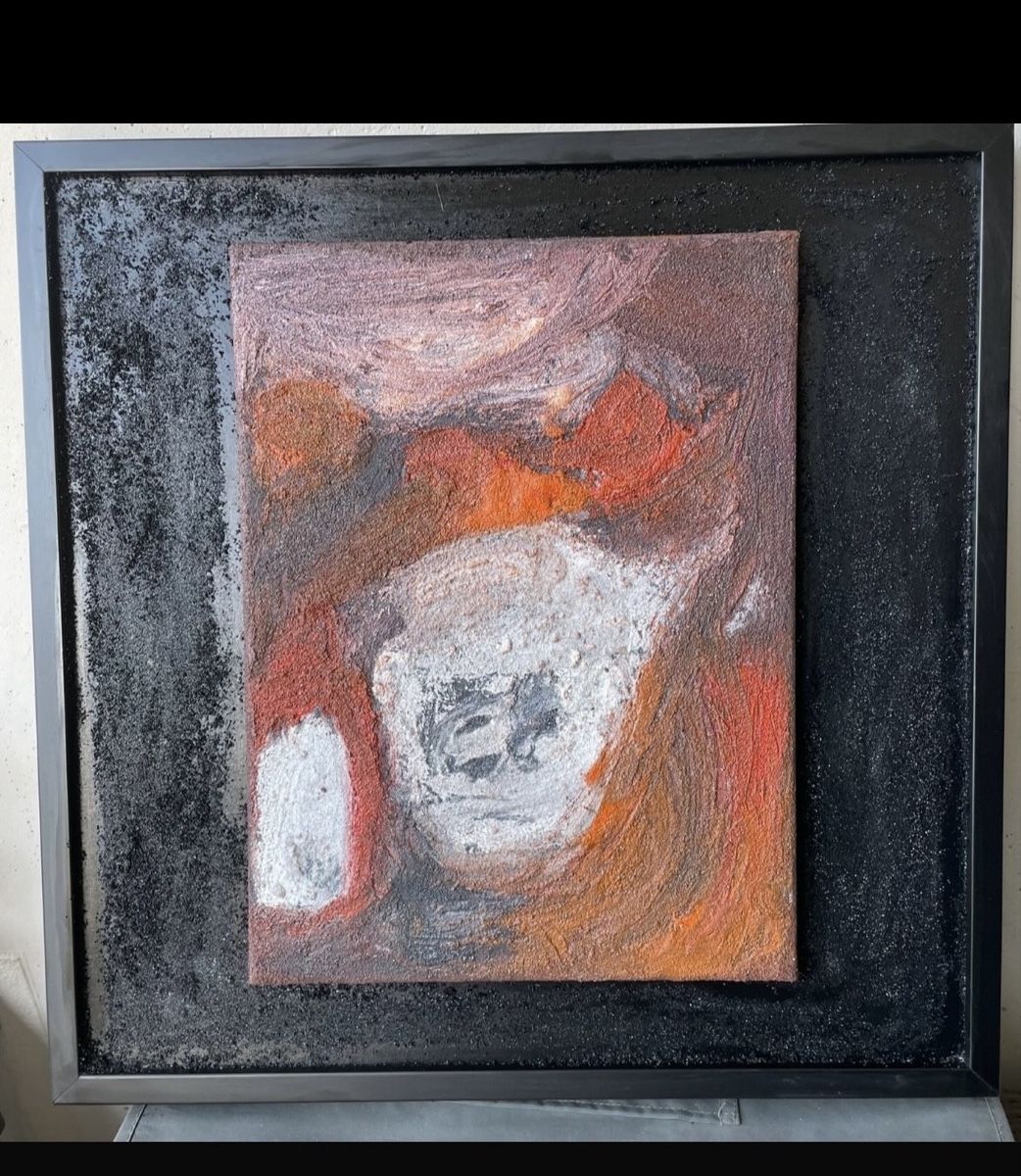 Foto & Immagini: Bild 50x50 Mischtechnik Sand auf Leinwand  – Nuovo (secondo la descrizione) da Lausen venduto da artehome