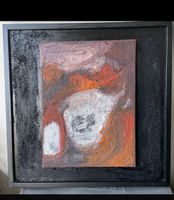 Bild 50x50 Mischtechnik Sand auf Leinwand 