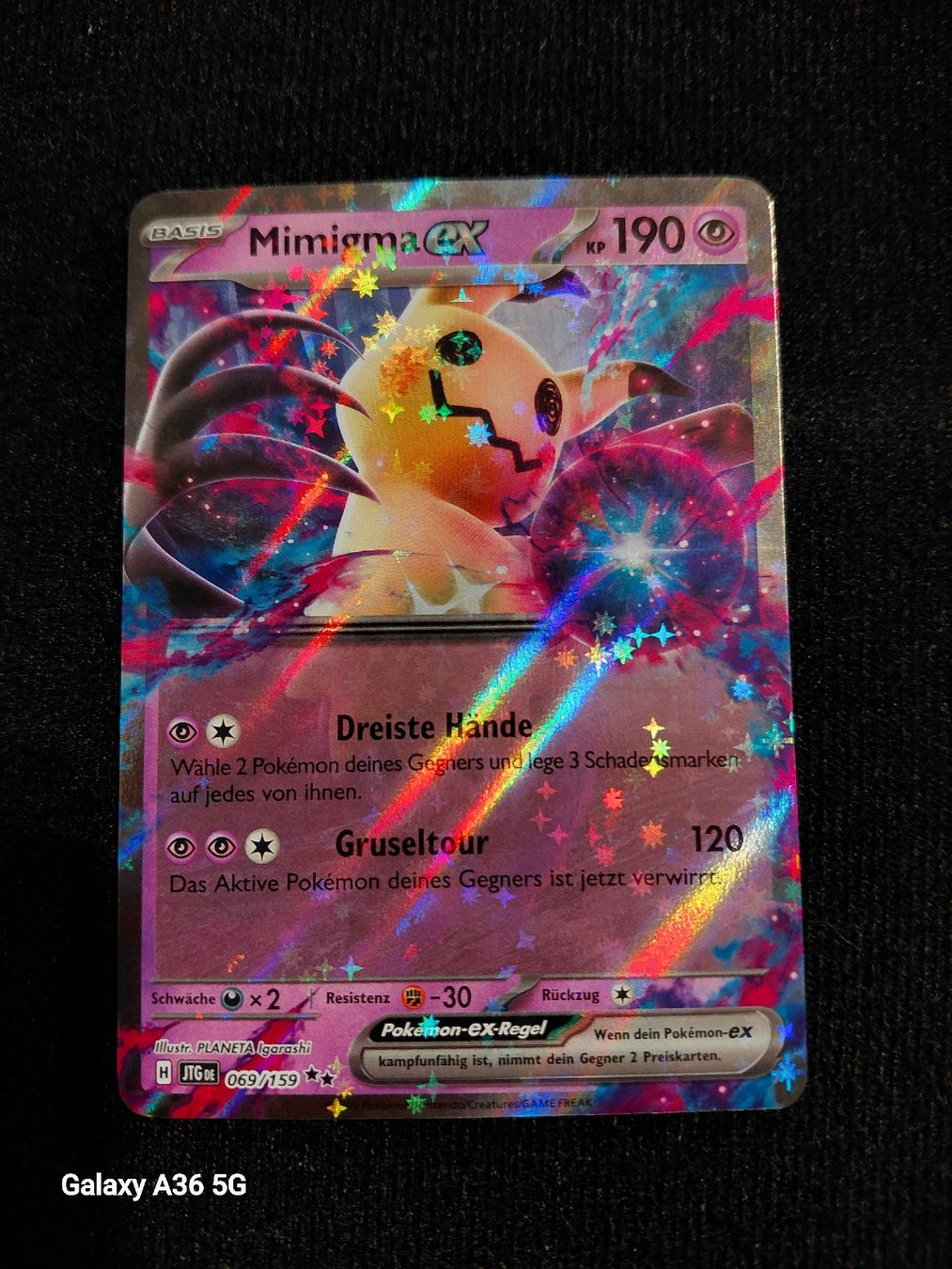 Pokémon Carte collezionabili: Mimigma ex 069/159 – Nuovo (secondo la descrizione) da Zuchwil venduto da Sam-ler-in