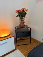 Home Creation Beistelltisch Metall schwarz 40x30x50cm