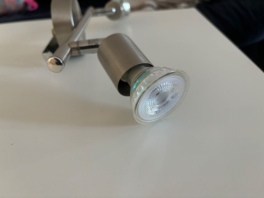 Deckenlampe in silber 4