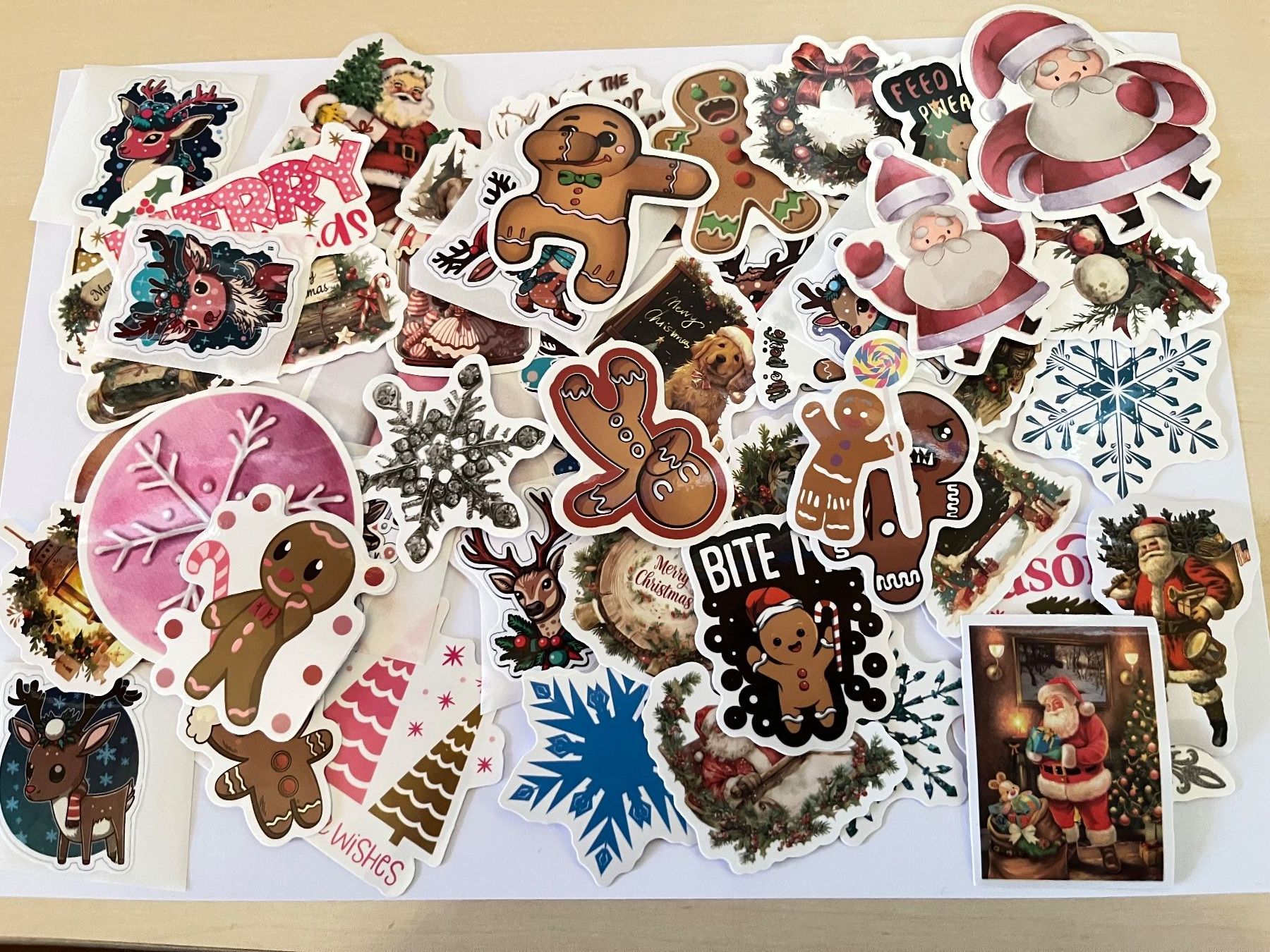 Sticker: Weihnachts Sticker Set 100 Stk – Nuovo (secondo la descrizione) da Menziken venduto da Bastelchaos
