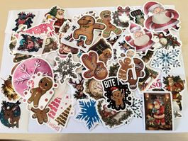 Weihnachts Sticker Set 100 Stk