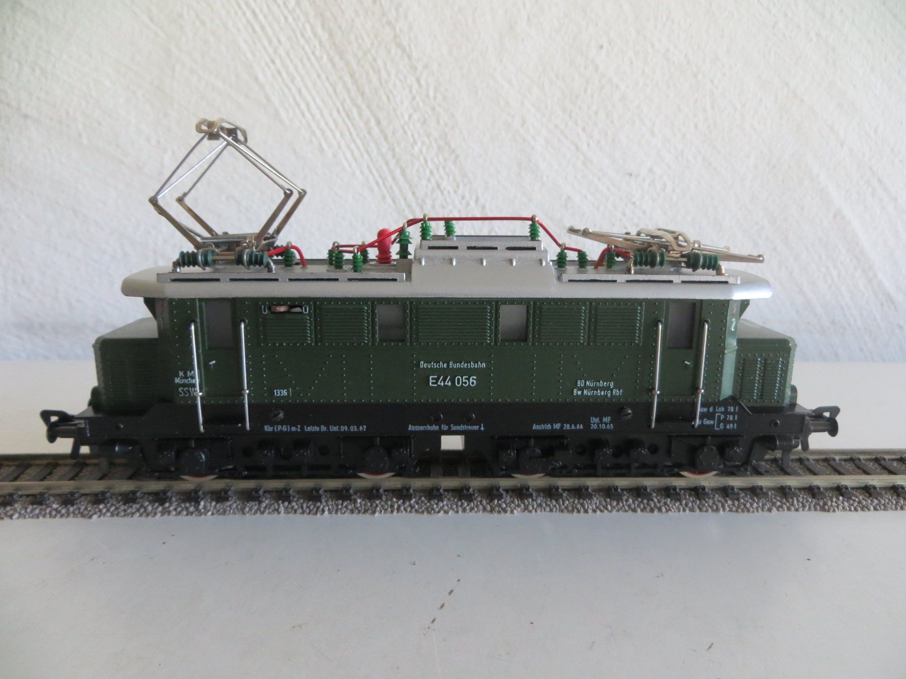 Fleischmann Modellini di ferrovie: Fleischmann H0: Elektrolok E 44 der DB, 4330, mit OVP – Usato da St.Gallen venduto da gnumolo 1