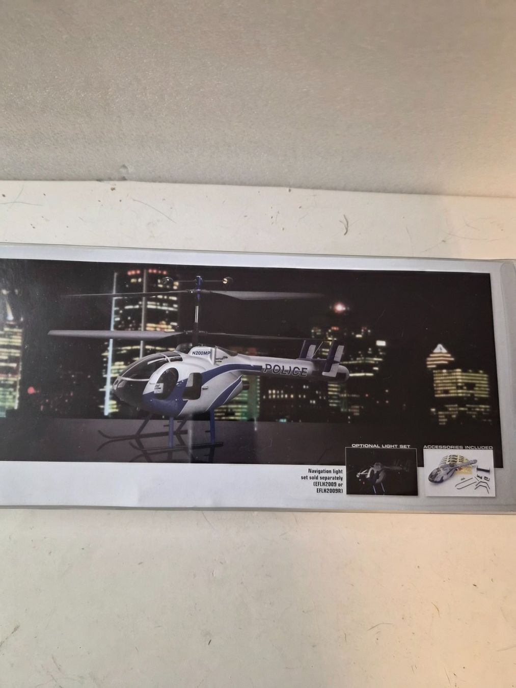 E-Flite Modellismo RC: Eflite RC Polizei Helikopter, Neu im Originalkarton! – Nuovo e nell'imballaggio originale da Horgen venduto da RcModell 1