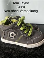 Kinderschuhe Tom Tailor Fussball grau Grösse 20 neu